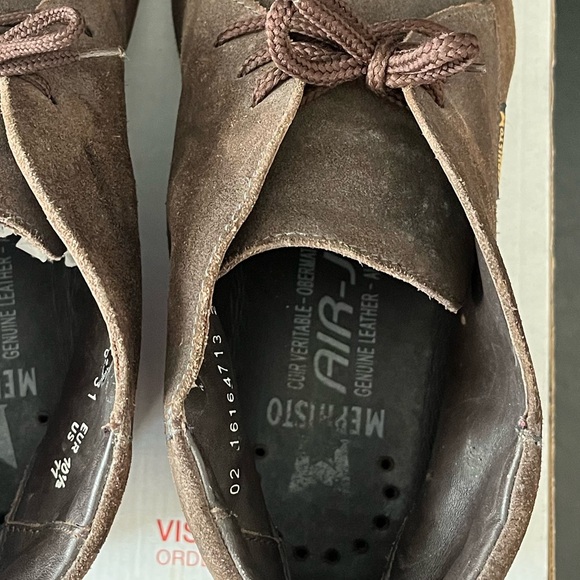 Mephisto Brown‎ Suede Moc Toe Chukka